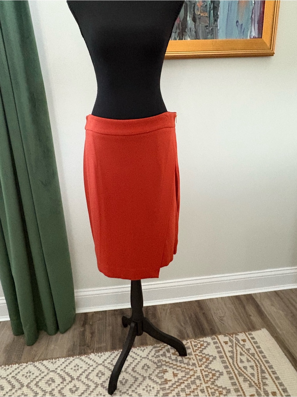 Classic Orange Women's Skirt - Sleek Everyday Style